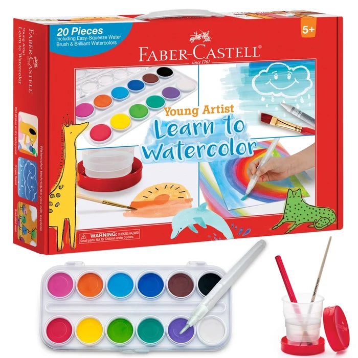 Young Artist Learn To Watercolor Art Set