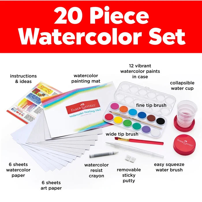 Young Artist Learn To Watercolor Art Set