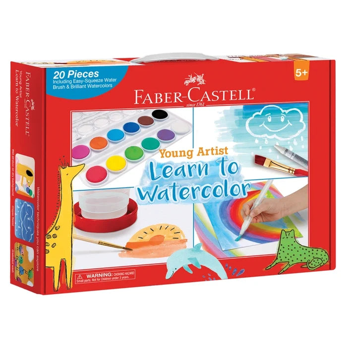 Young Artist Learn To Watercolor Art Set