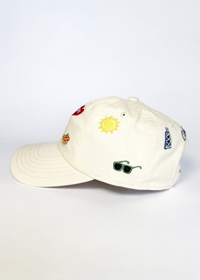 Youth Chicago Icons Hat - Ivory