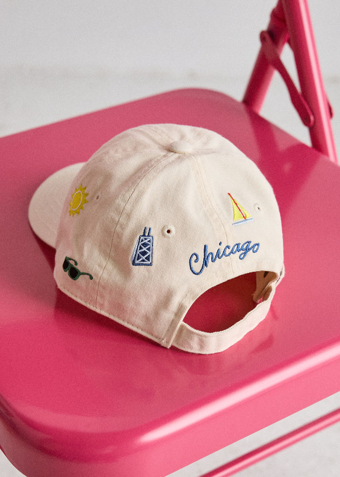 Youth Chicago Icons Hat - Ivory