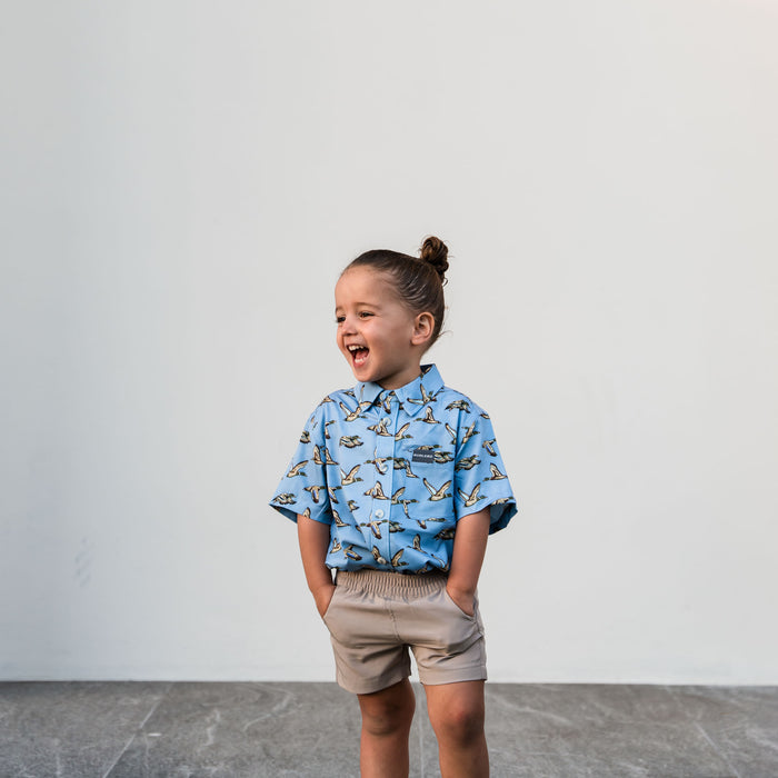 Youth Everyday Short - Cobblestone Khaki - Duck Hunt Pocket