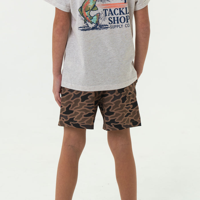 Youth Everyday Short - Gauge Camo - Black Pocket