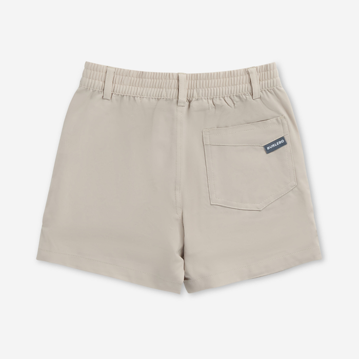Youth Everyday Short - Light Khaki - American Flag Pocket