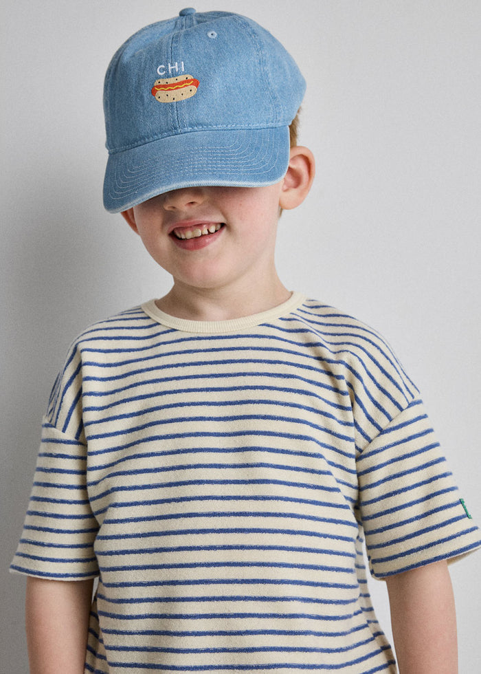 Youth Tiny Chi Hot Dog Icon Hat - Denim