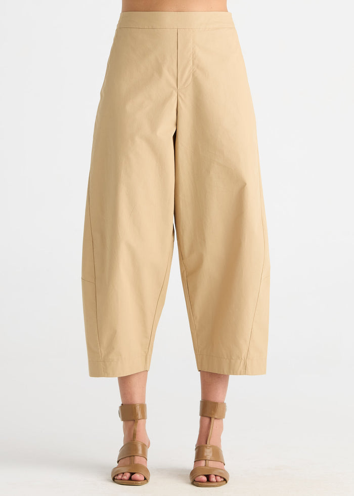 Zaket & Plover - Barrel Leg Pant - Peanut Butter