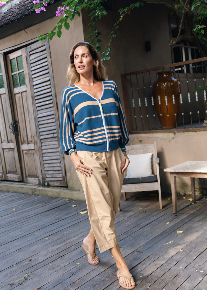 Zaket & Plover - Barrel Leg Pant - Peanut Butter